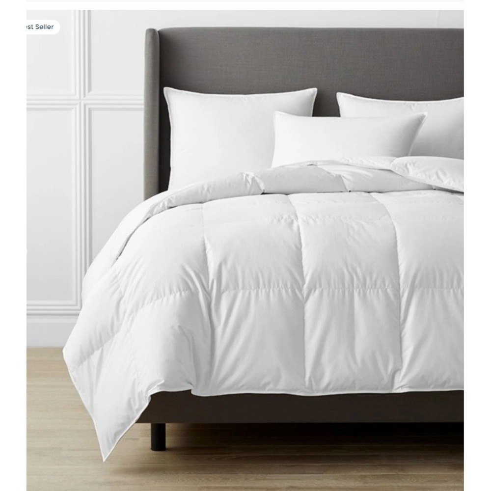 The Company Store Legends Hotel Alberta RDS Duck Down Comforter Queen Lt White